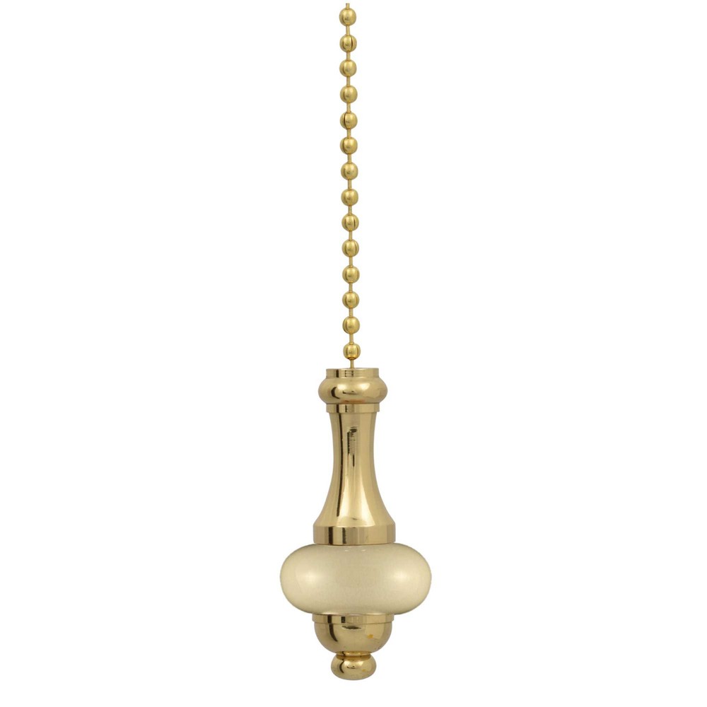 ElekTek Bathroom Ceiling Light Pull Cord Switch Fob Handle Ceramic w/80cm Chain