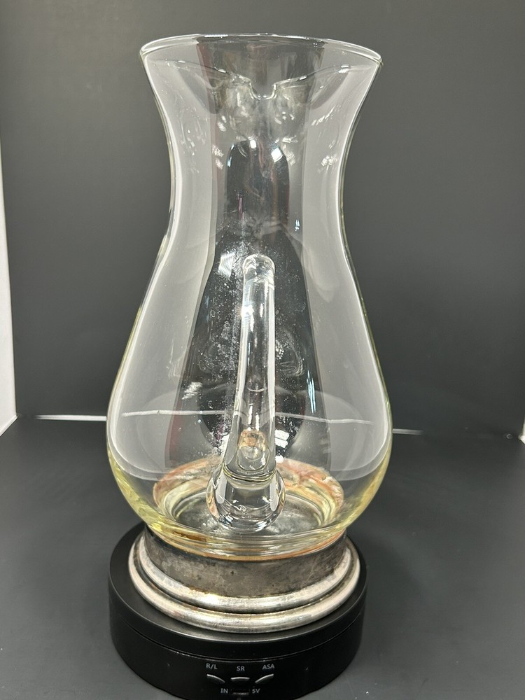 Silver Plated Glass Pitcher Duchin Gitfs