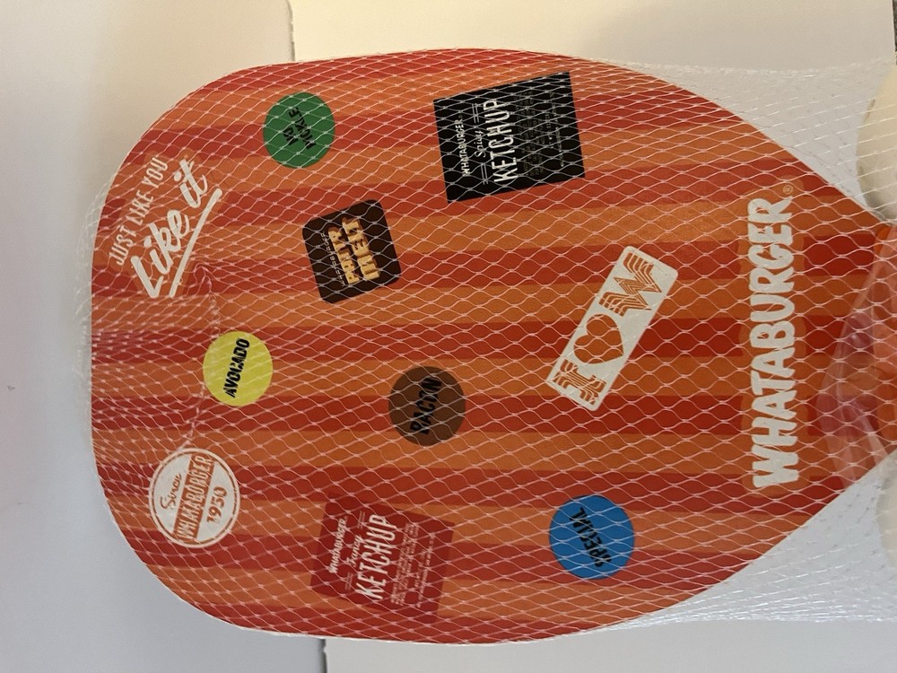 Whataburger Pickleball Paddle Set Balls NEW