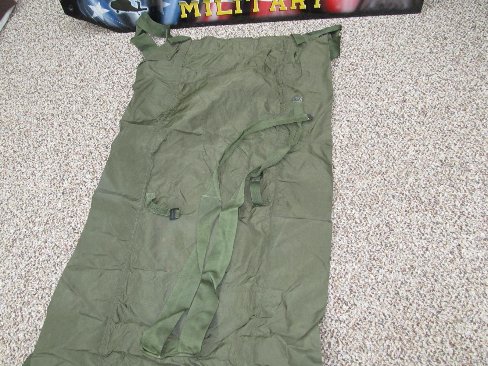 US Military Nylon Poleless Litter NSN:6530-00-783-7510 (olive drab)