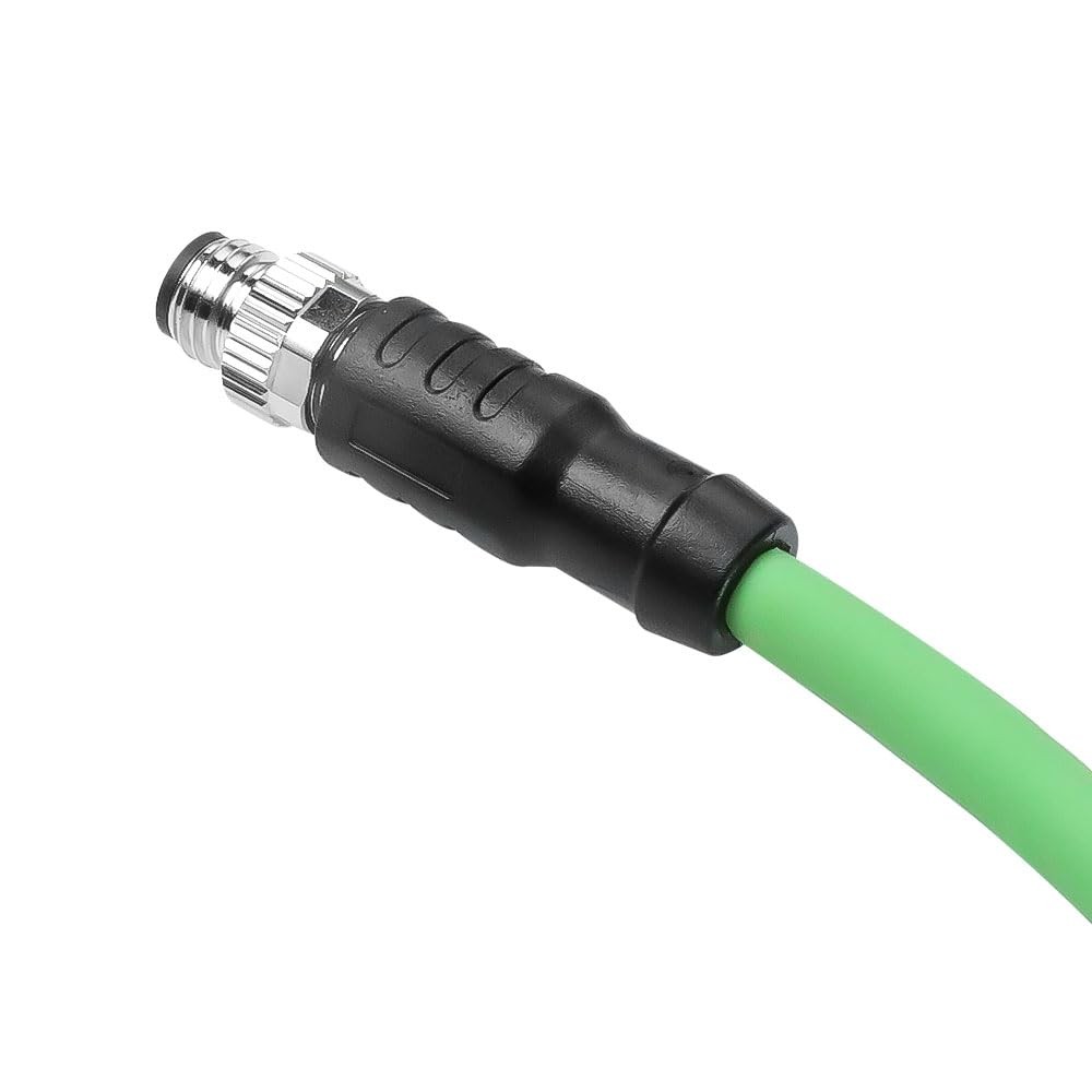 20M Ethernet Cable for Beckhoff ZK1090-3161 M8 A-Code 4 Pin M12 D-Code 4 Pin