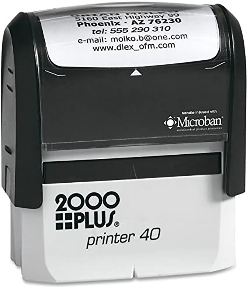 Colop Printer 40 Replacement Ink Pad Blue Ink