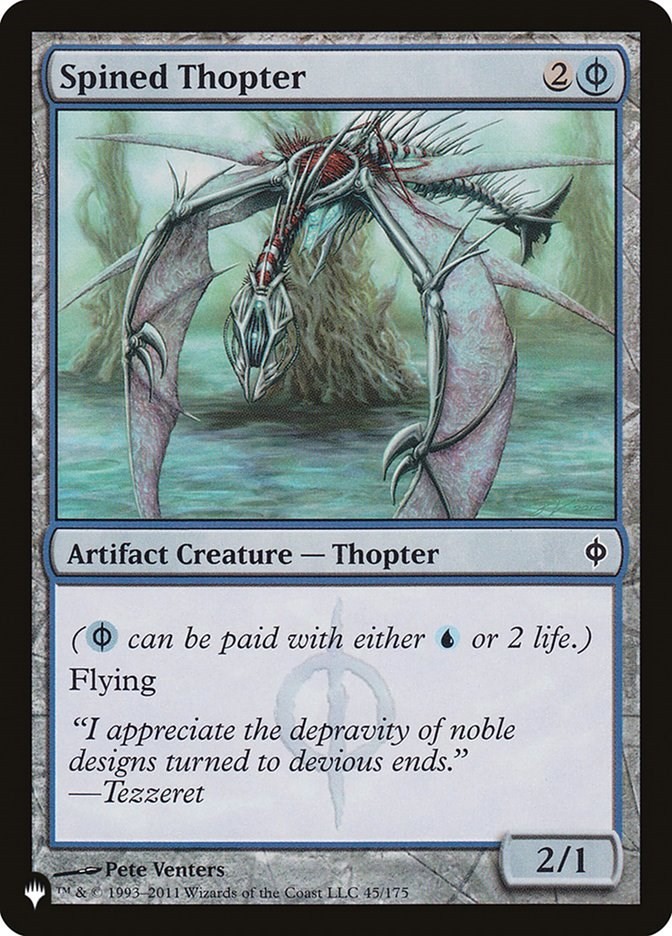 Spined Thopter The List Reprints 45/175 MTG LP