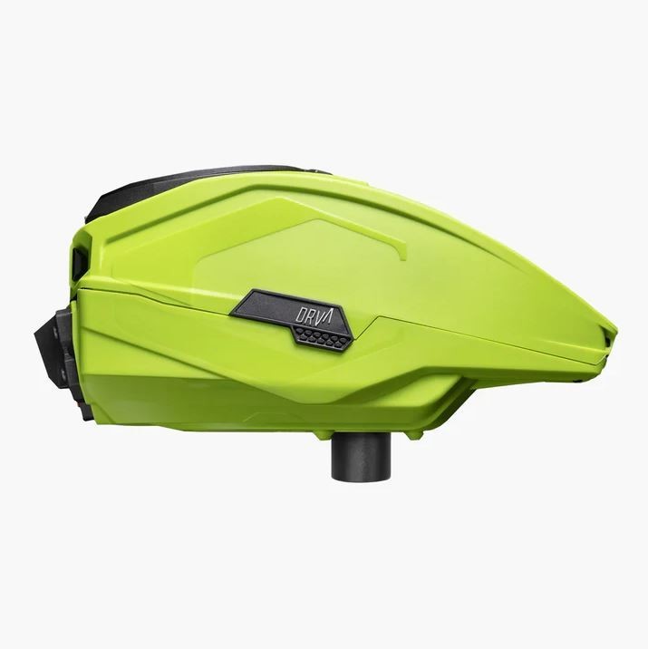 CRBN DRV Electronic Paintball 200rd Loader Hopper w/ Display Lime