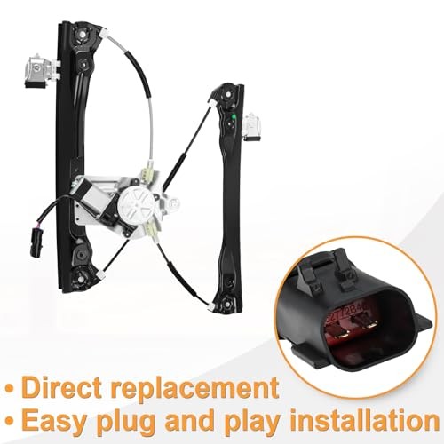 Power Window Regulator with (2-Pin Motor) Replacement Front Left Driver Side