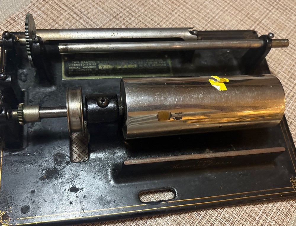 Edison Phonograph Model E Standard As Shown For Parts