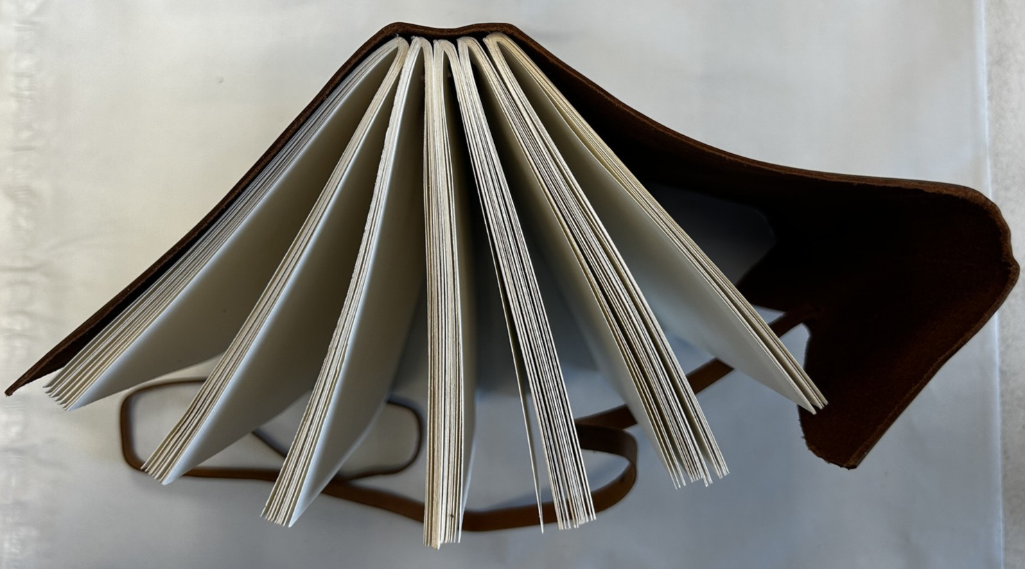 Handmade Genuine Leather Bound Journal Notebook Plain Matt Paper 110 Pages NEW