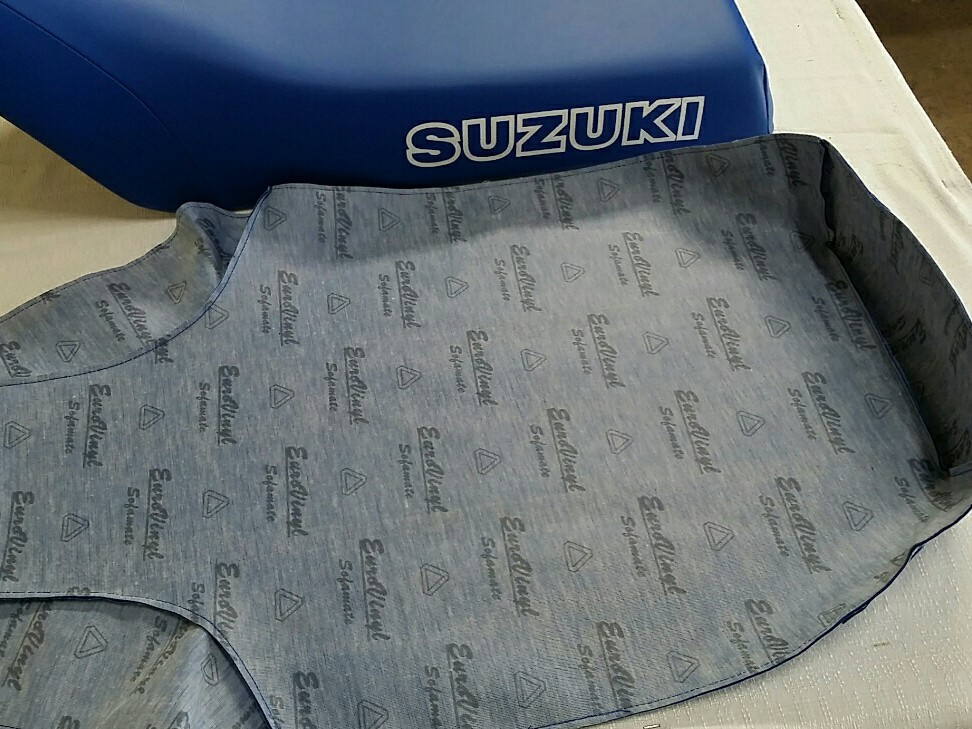 SUZUKI LT230 SEAT COVER QUAD SPORT 1987 MODEL SEAT COVER (blue) (S*-38)