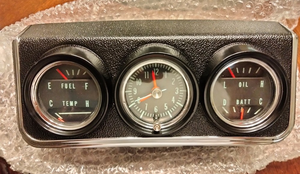 1967 camaro console gauges
