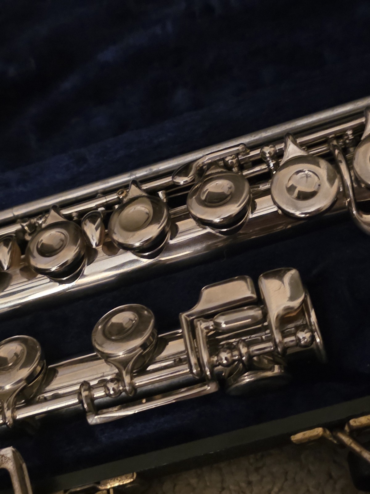 Two King Cleveland Flutes w/ Case Closed Holes C Foot