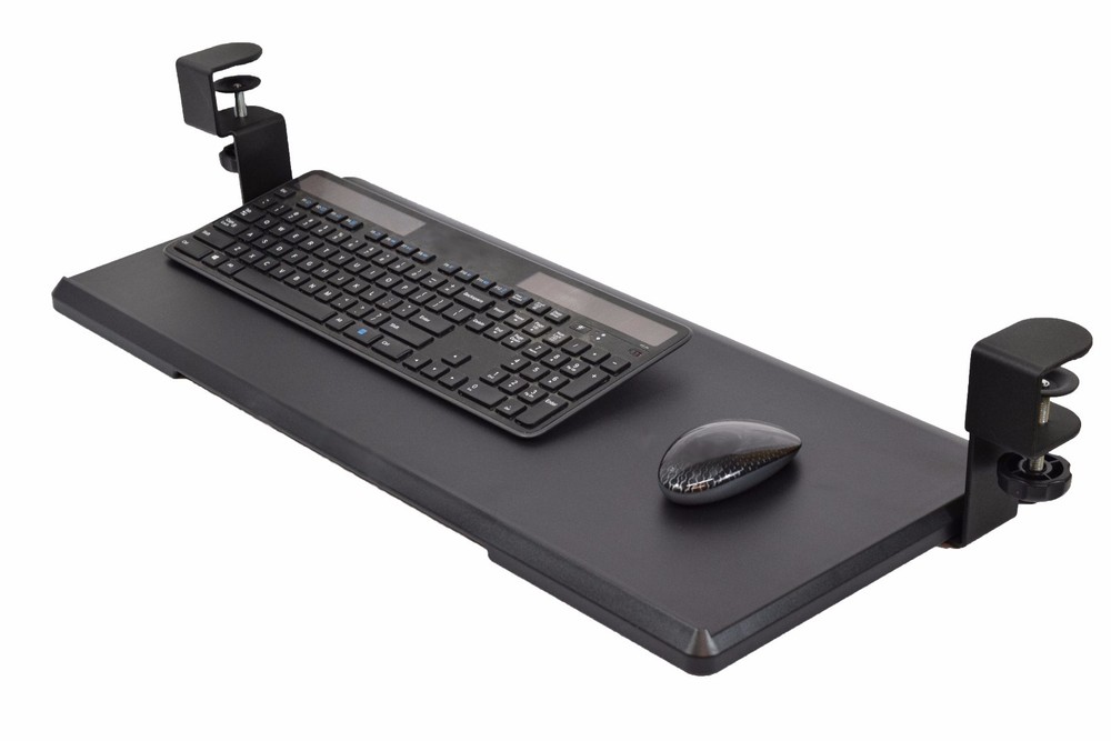 4pk Refurbished Mobotron Under-desk Keyboard Clamp Tray Device Platform