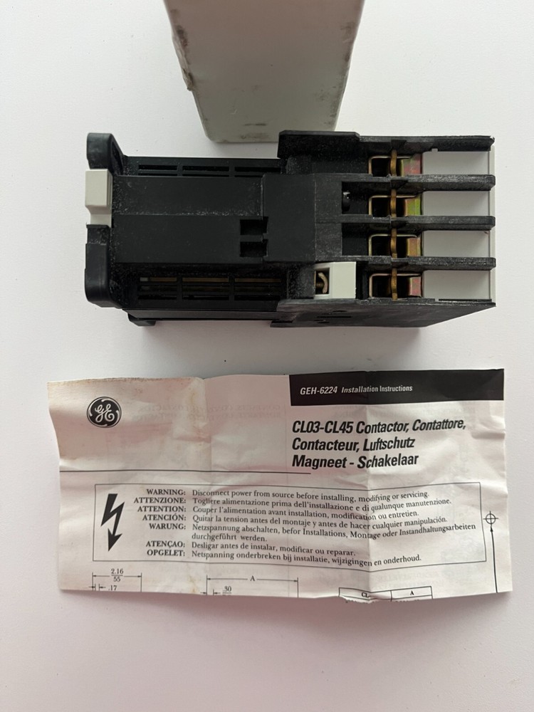 GE CL03D400MD Contactor