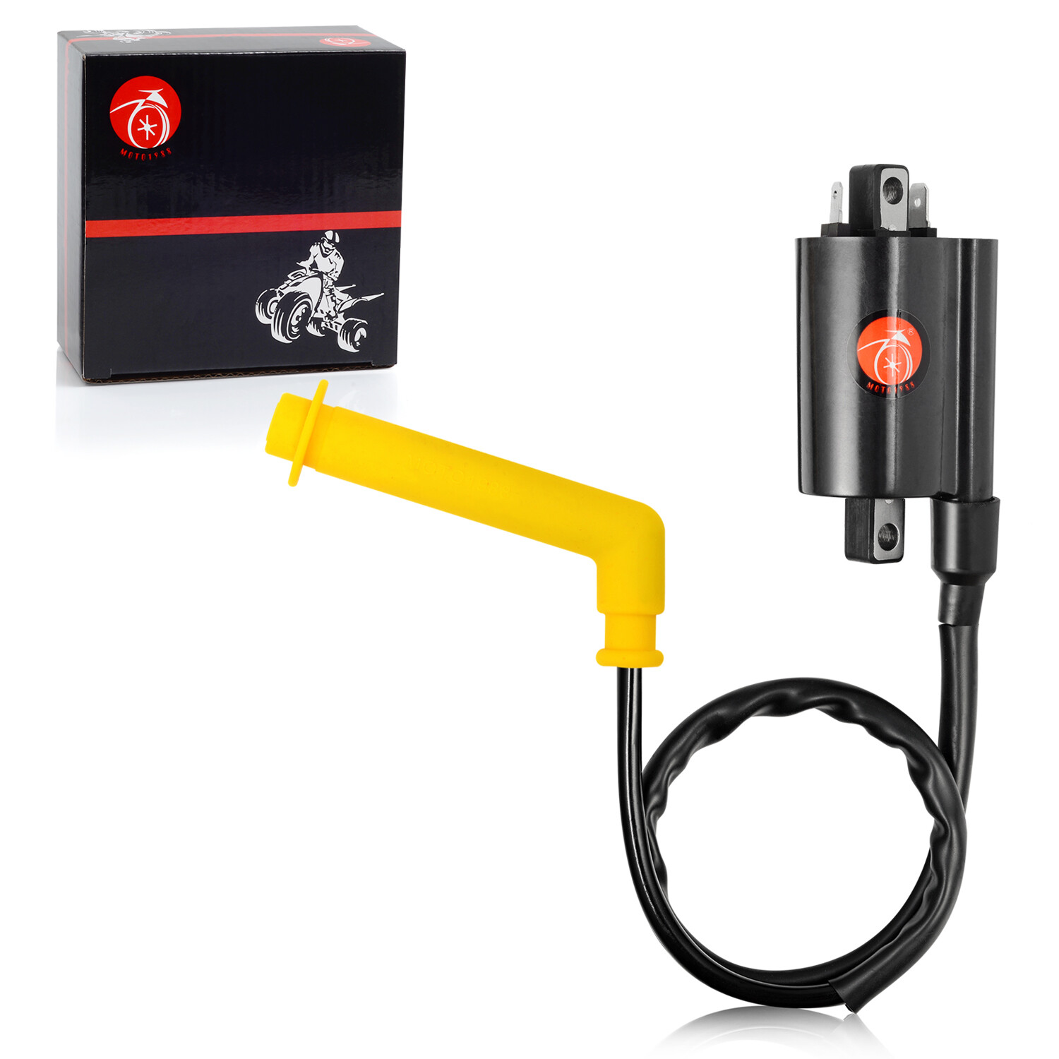 Ignition coil & Spark Plug Wire Cap For HONDA Rincon 680 TRX680FA FGA 2006-2014