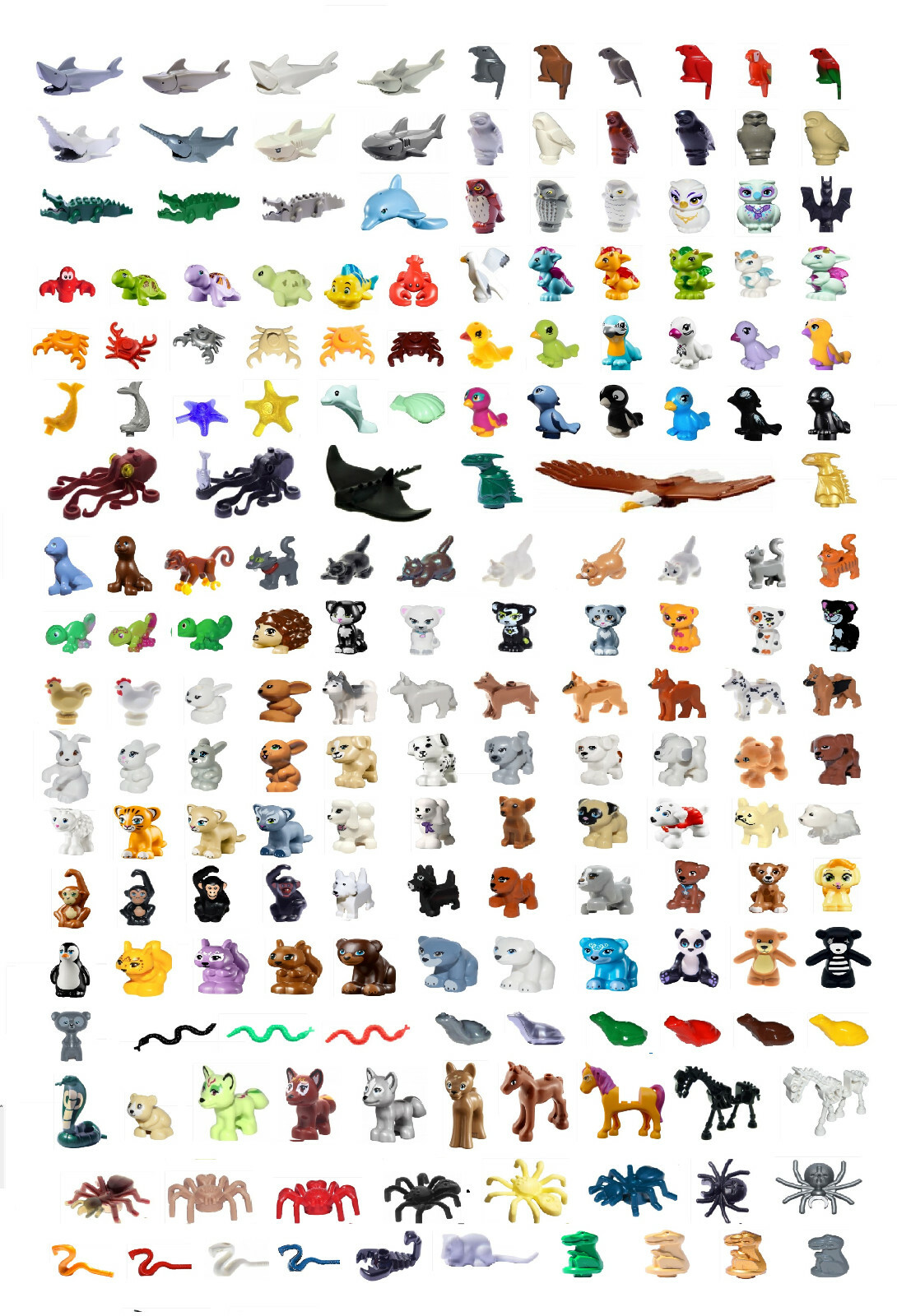 ☀️ LEGO U Pick Animals Pets Friends Elves Zoo Farm City Town Lot Bulk Minifigure