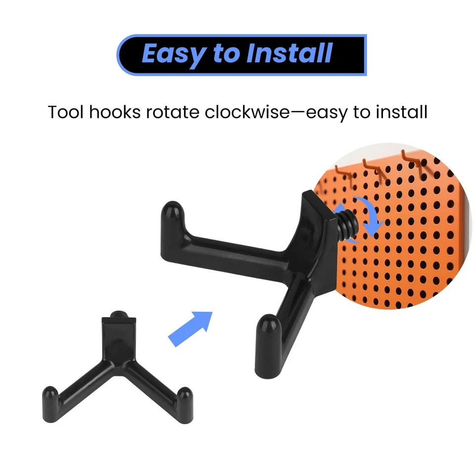5 Pcs Tool Hooks for Suncast, Double Head Storage Hanger - Essential Wall Org...