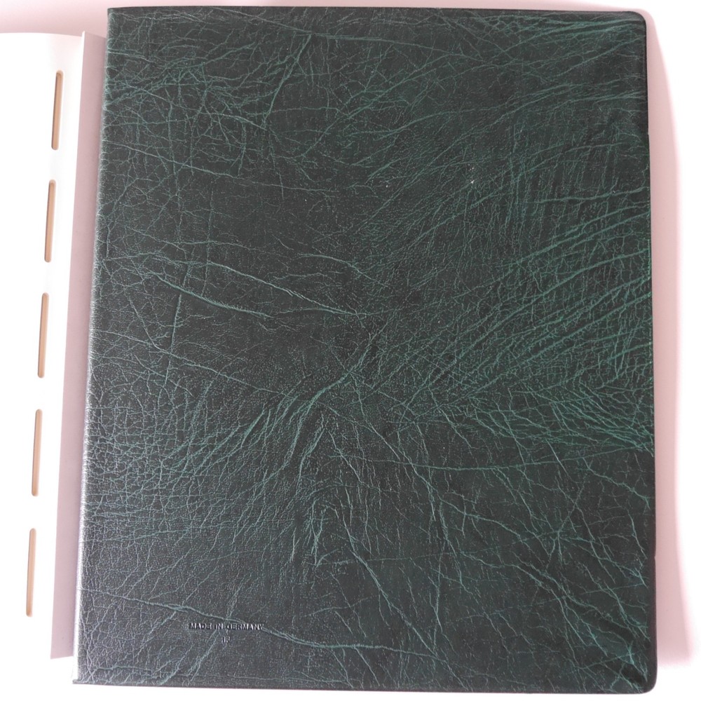GB Lighthouse Hingeless Green Luxury Padded Album 1971-1989 + slipcase #A1