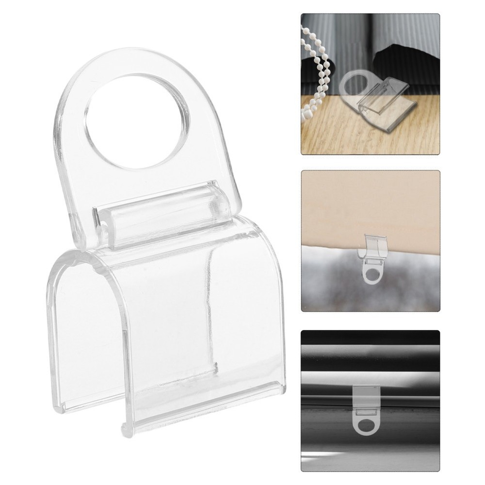 4 Pcs Cordless Blind Handle Pull Clips for Shades Blinds Handles