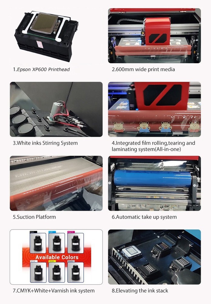 Refinecolor RF-60 PRO UV DTF Printer USA Tech & Setup Support