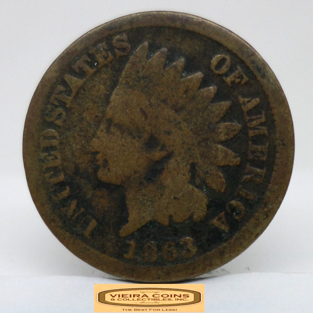 1863 Indian Head One Cent - #C44768NQ