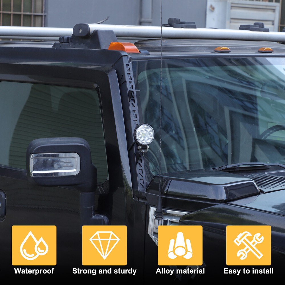 Front Windscreen Headlight Bracket Trim Fits Hummer H2 2003-09