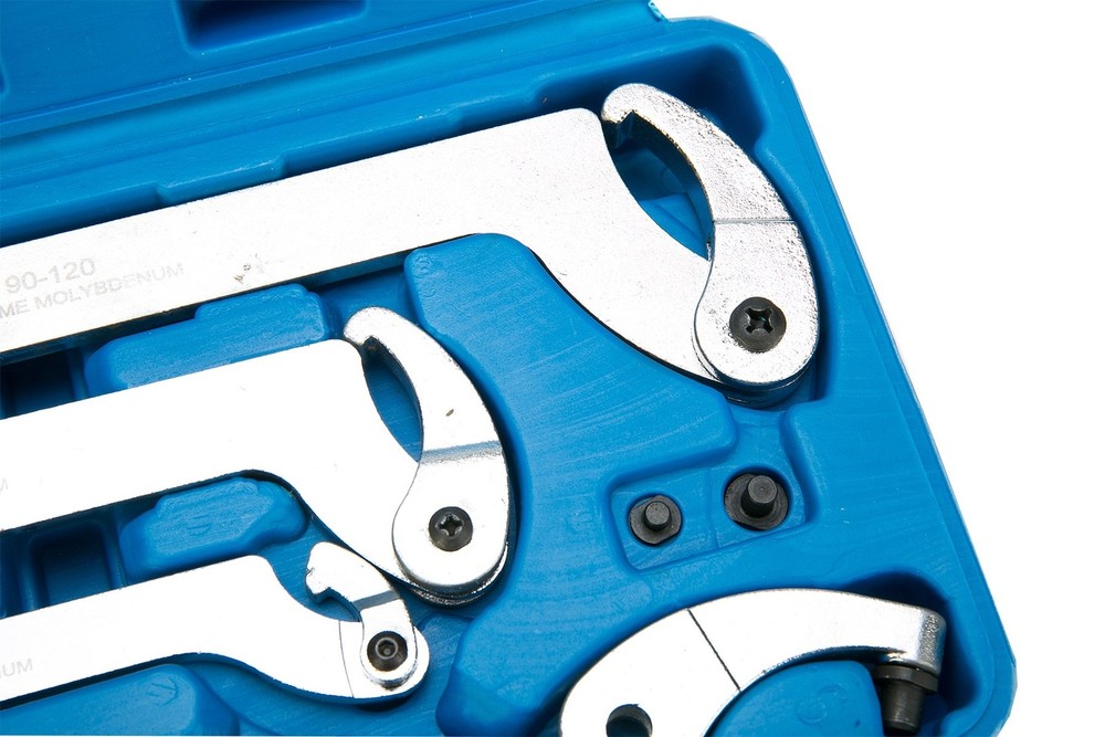 8MILELAKE Adjustable Hook And Pin Wrench/Spanner Tool Set