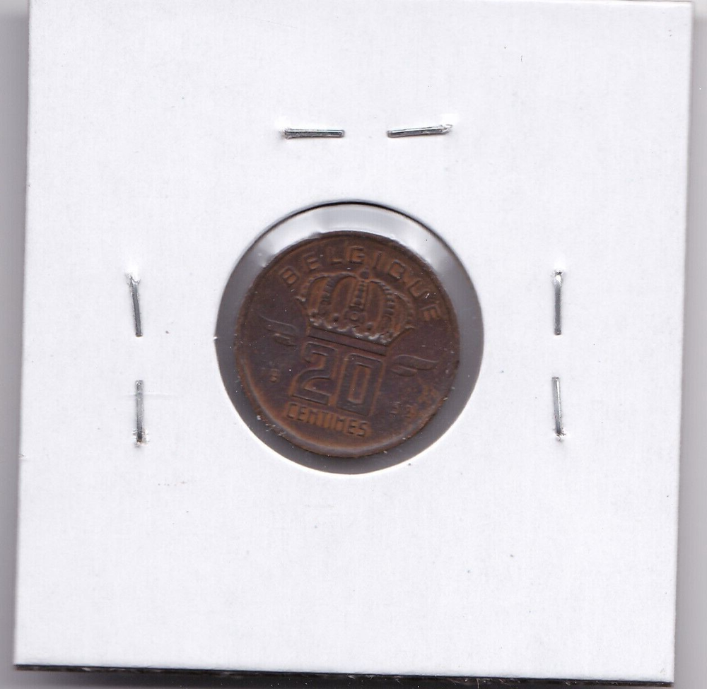 1953 Belgium 20 Centimes L2