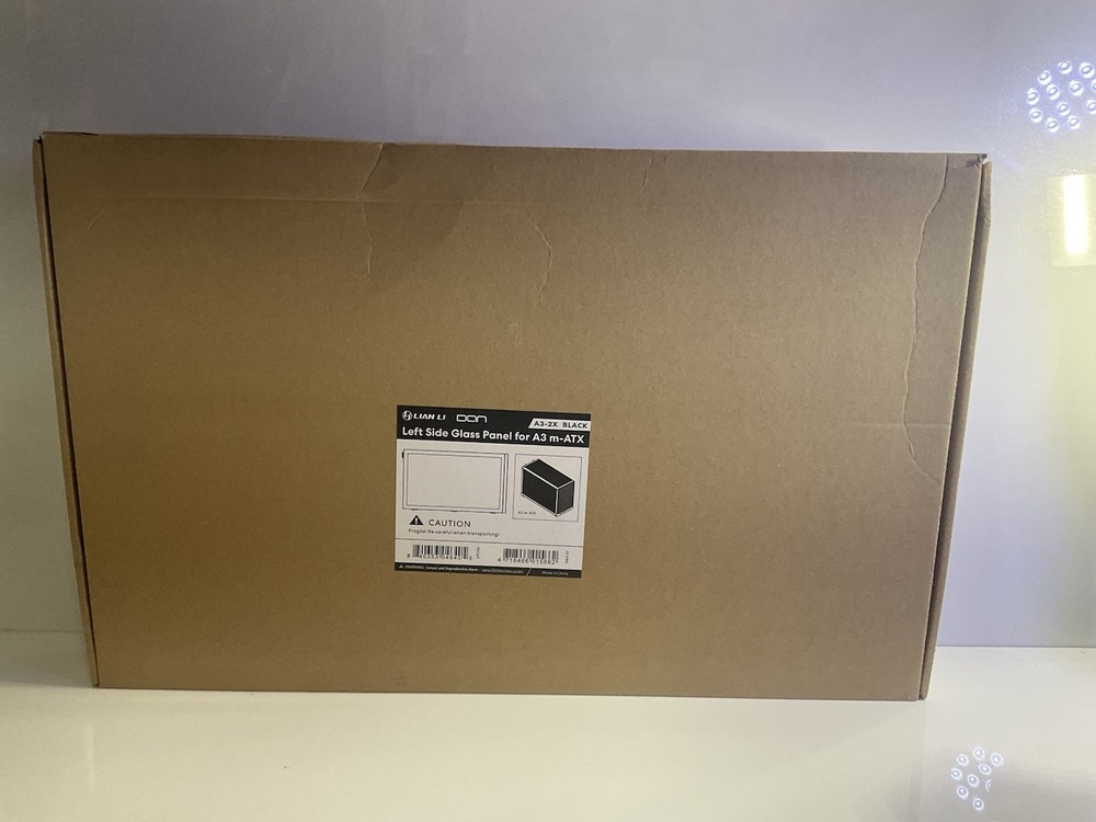 Lian Li Left Side Glass Panel for A3 m-ATX Panel A3-2X BLACK