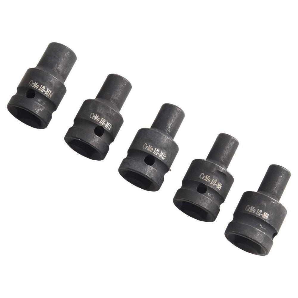 10PCS Square Tap Socket Set For Electric Driver Wrench M6M24 Rust-Proof