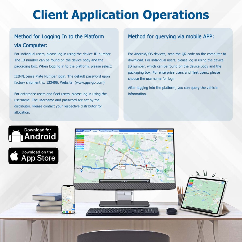 4G LTE GPS Tracker Real-time Positioning OBD Tracker Support IOS & Android Apps