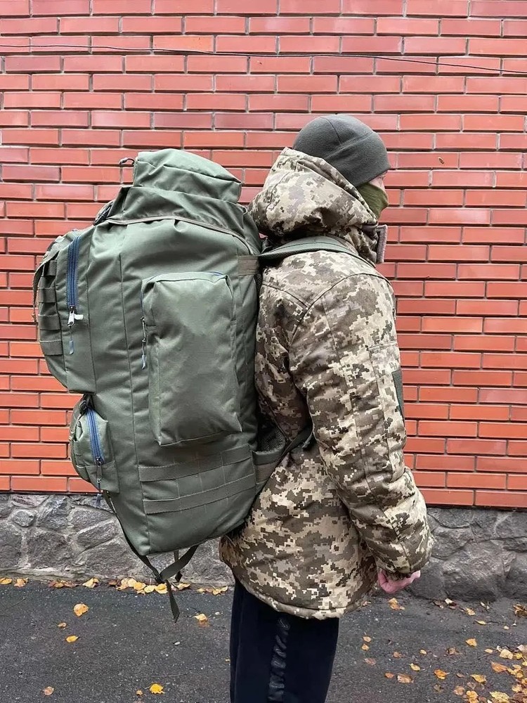 Tactical backpack 100 l. Military backpack Olive🇺🇦