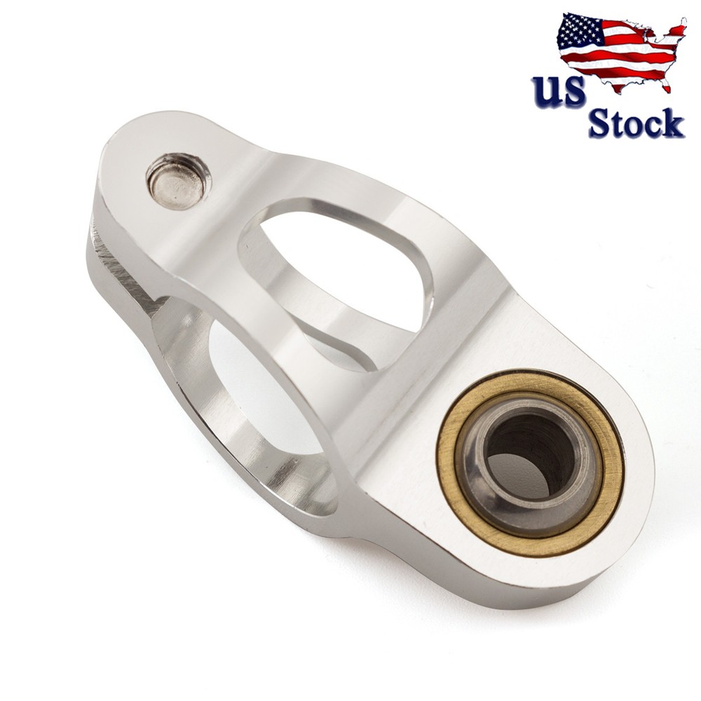 Universal Silver Aluminum Adjustable Steering Damper Stabilizer Motorcycle Part