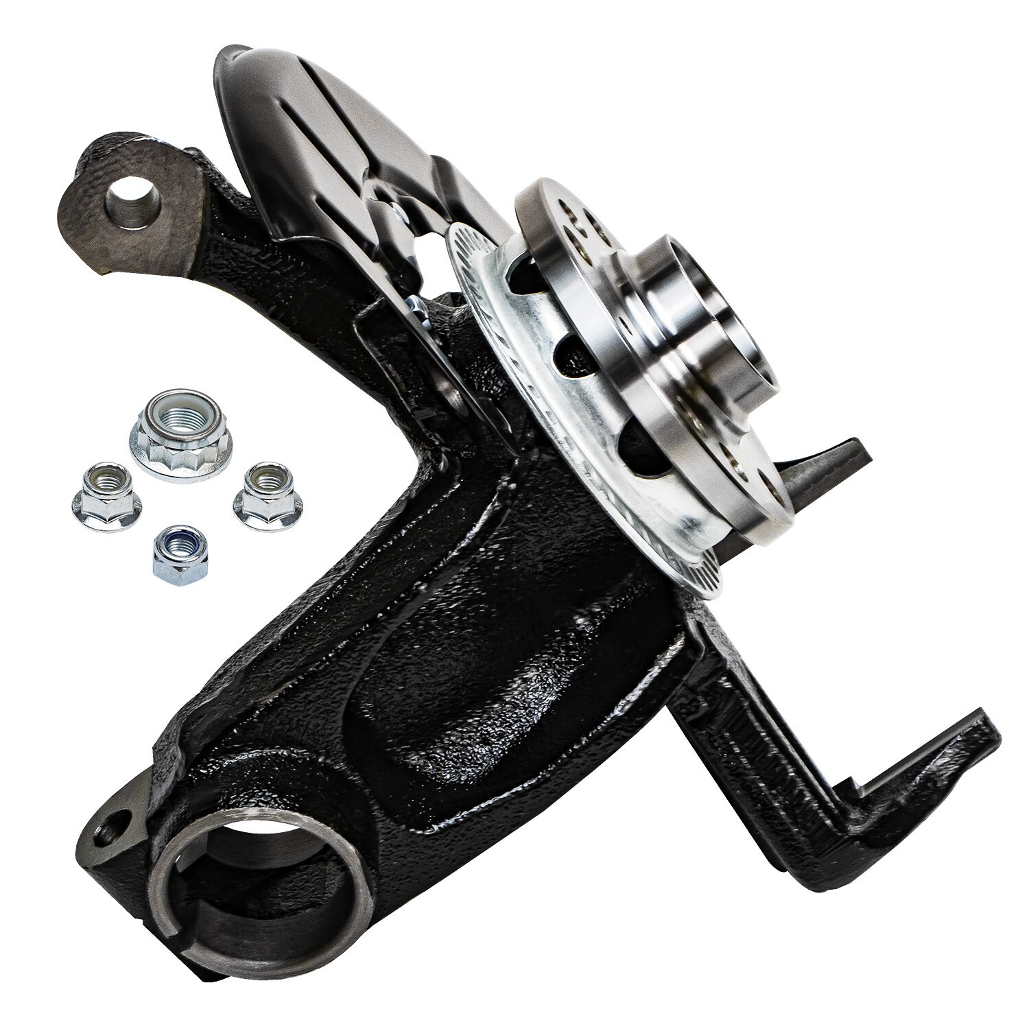 Front Left Knuckle & Wheel Hub Bearing for 1999 2000 - 2005 VW Beetle Golf Jetta