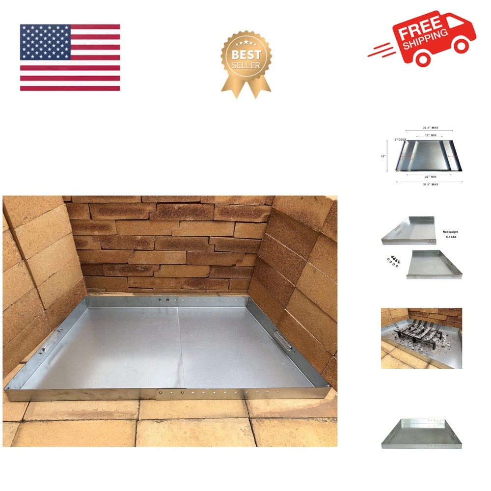 Fireplace Tray - Expandable/Adjustable Ash Pan