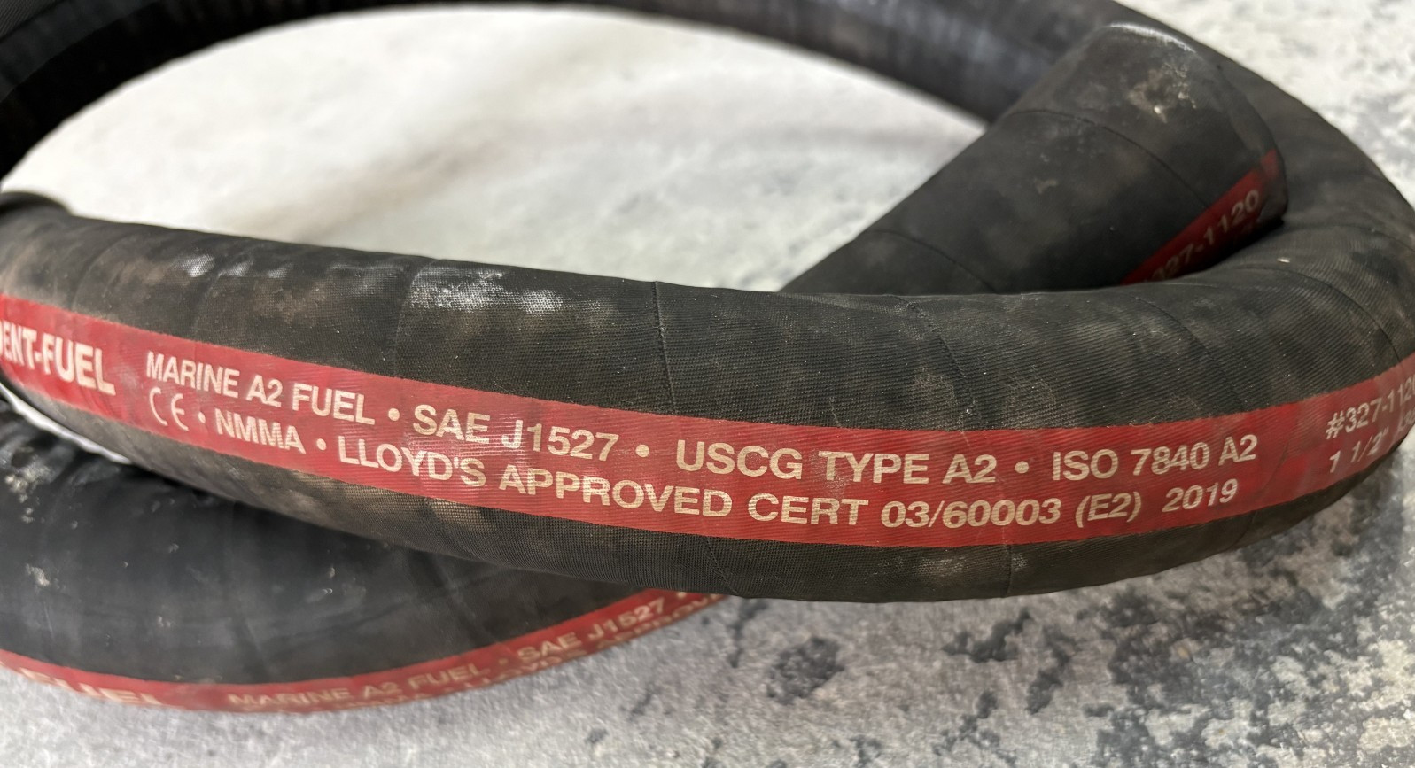 Trident Marine Premium 4'10" Fuel Fill Hose 1-1/2" Type A2 - 327-1120