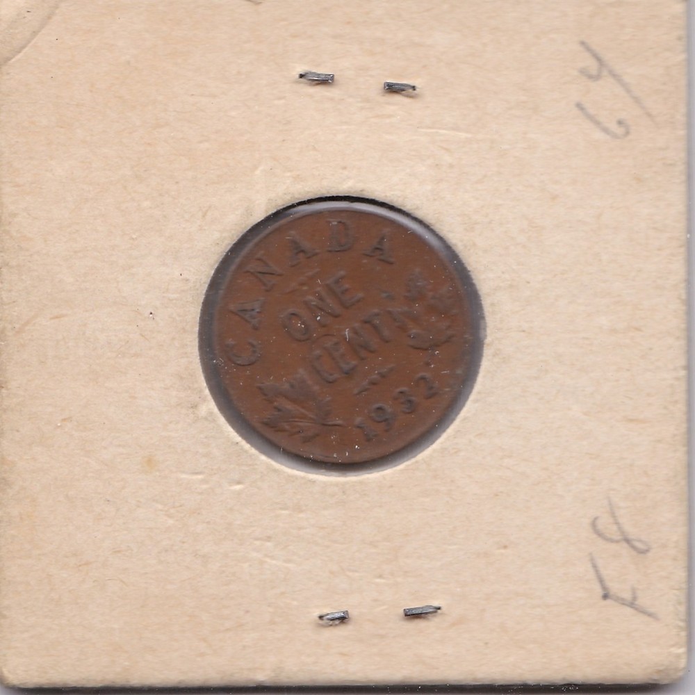 1932 Canadian Cent L12