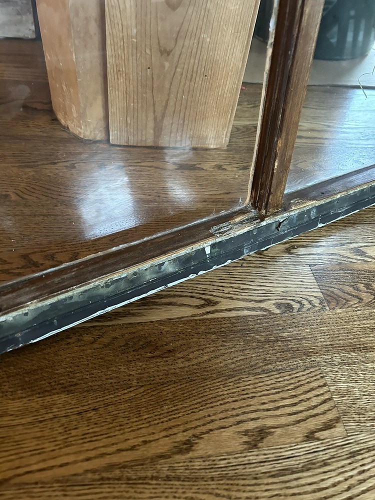 Antique Vintage Glass Window Frame
