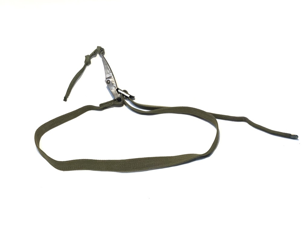 SET of 2 US MILITARY PACKBOARD TIE DOWN STRAP GWP M38 WEBBING JERRY CAN GAS JEEP