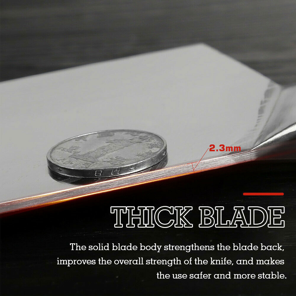 Stainless Steel Asian Kitchen Knife Butcher Chef Damascus Cleaver Chopping Meat