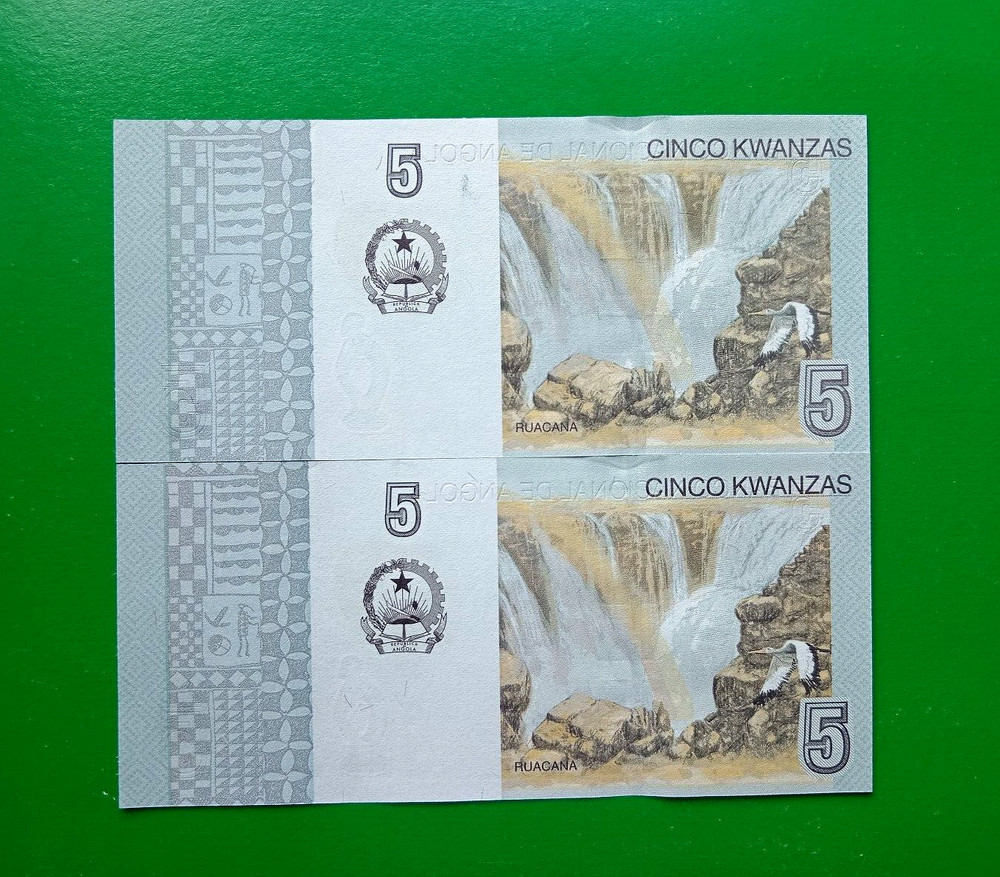 5 kwanzas Angola 2012