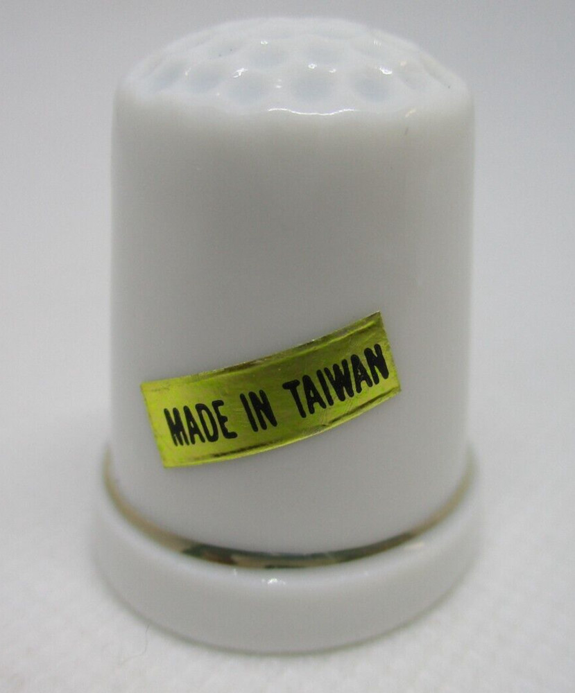 Porcelain Florida Thimble - T060