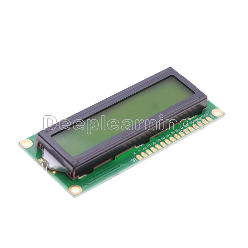 2PCS 1602 16x2 Character LCD Display Module HD44780 Controller Yellow Blacklight