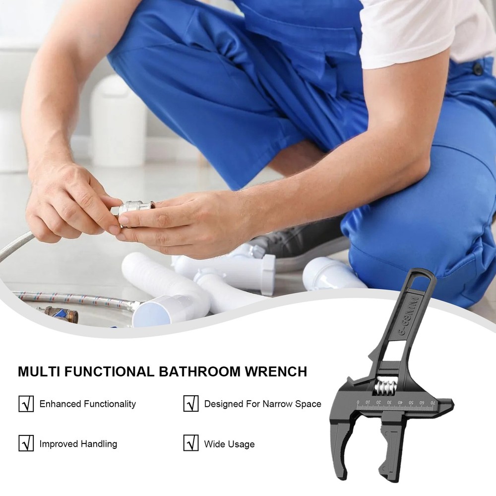 Multifunctional Wrench Universal Bathroom Kitchen Repair Tools Adjustable
