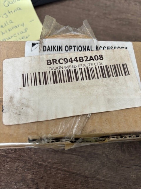 Daikin BRC944B2A08  Wall-Mounted Remote Controller cable  Wire  - NEW IN BOX