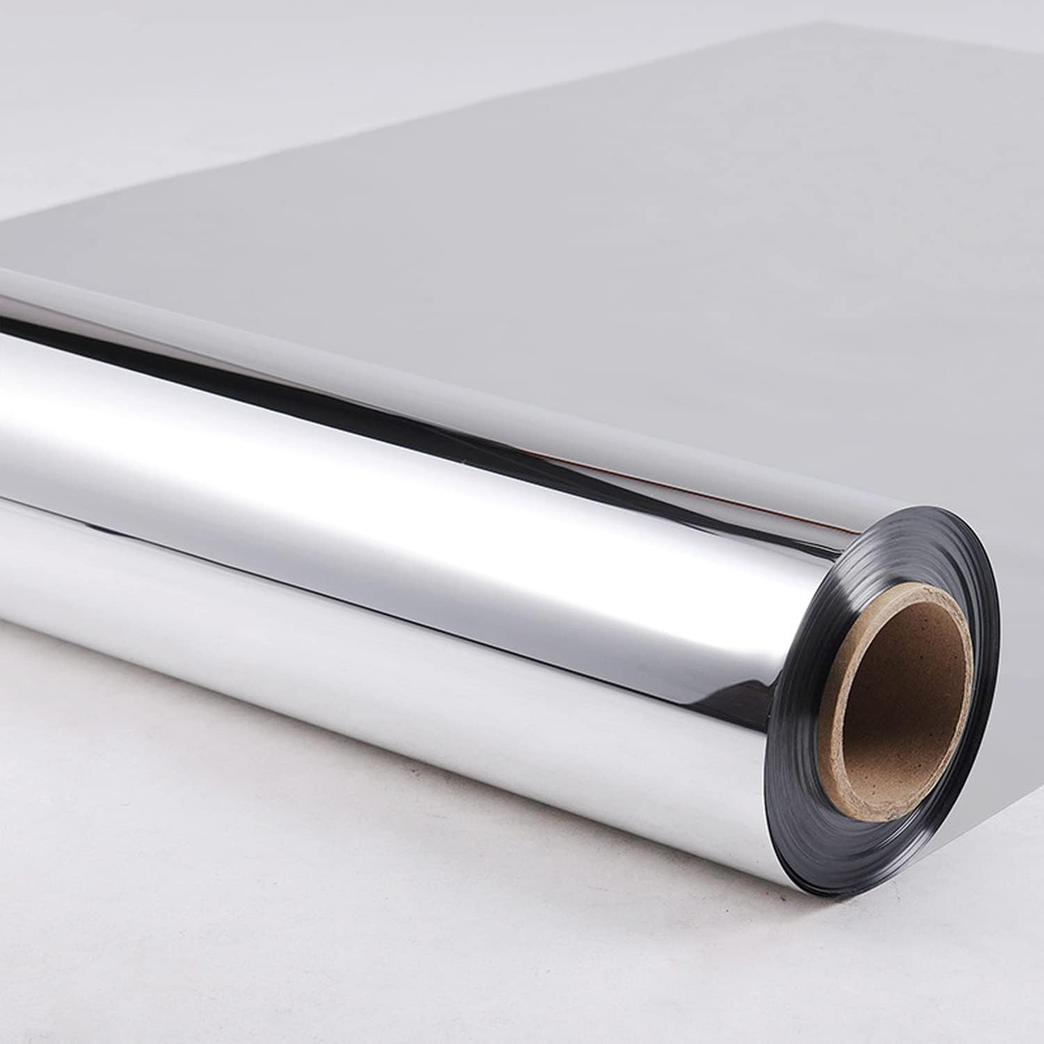 Silver Metallic Mirror Aisle Runner Dance Floor Carpet for Wedding 4×33 Ft, Mirr