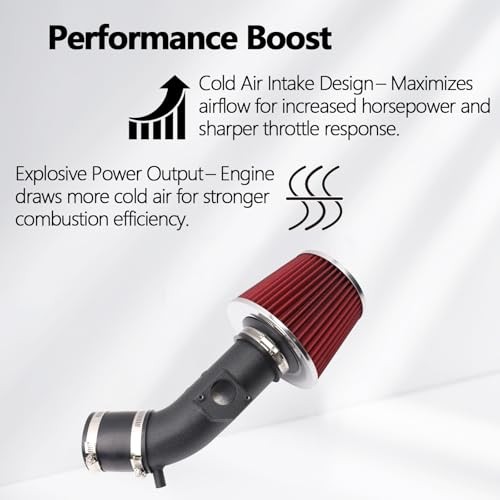 Cold Air Intake Kit High Performance Air Intake System Mazda3 2010-2012