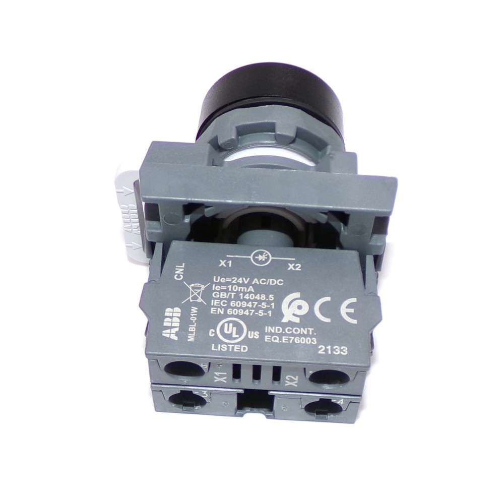 ABB Robotics IRC5 Controller Illuminated Motor Pushbutton w/ 1 N.O. Contact