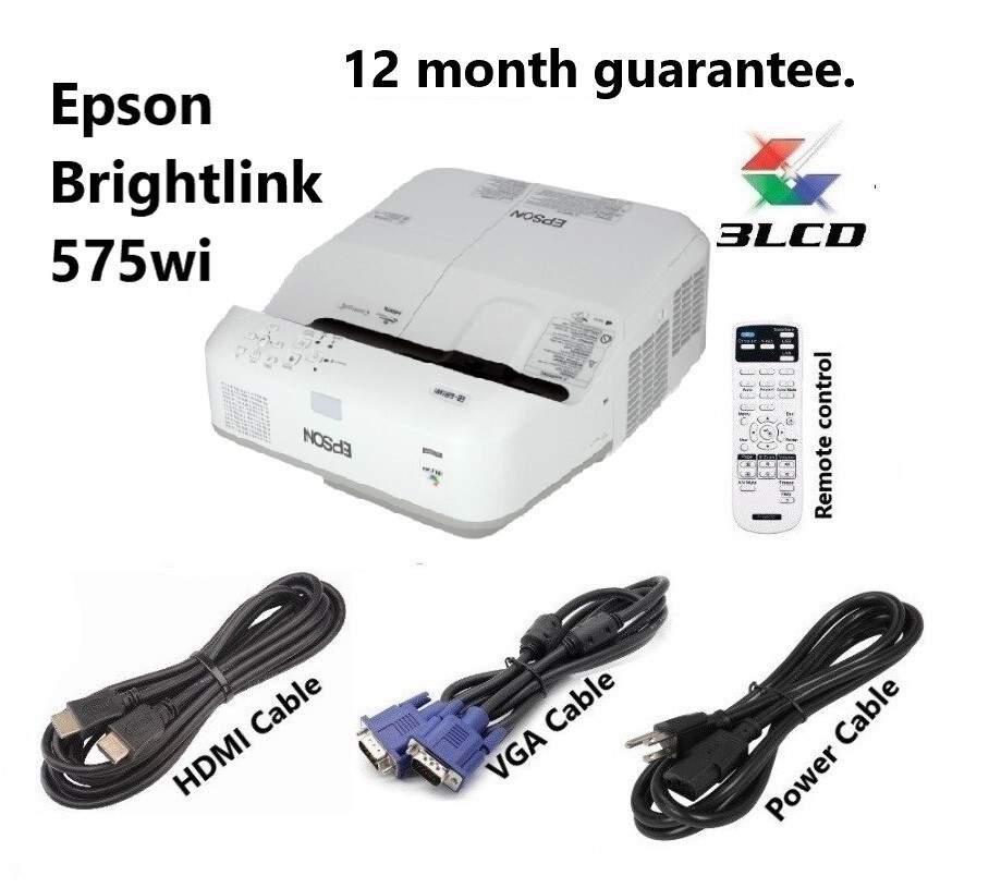 Epson Brightlink 575wi Ultra-Short Throw Projector_
