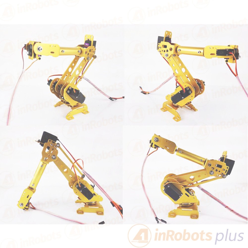 6 Axis Robot Arm ABB Industrial Mechanical Manipulator + Servos Unassembled