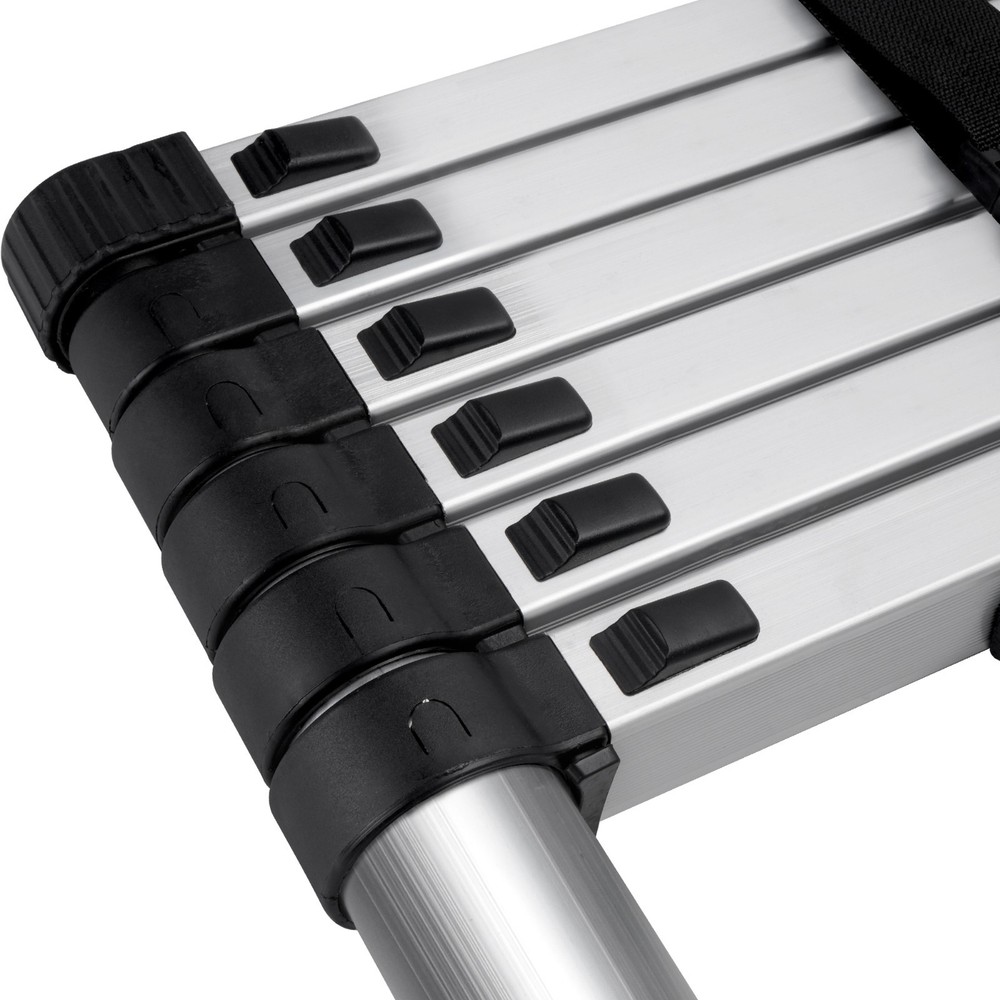 8.56' Compact Telescoping Ladder Portable User-friendly Easy-storage 330Ibs load