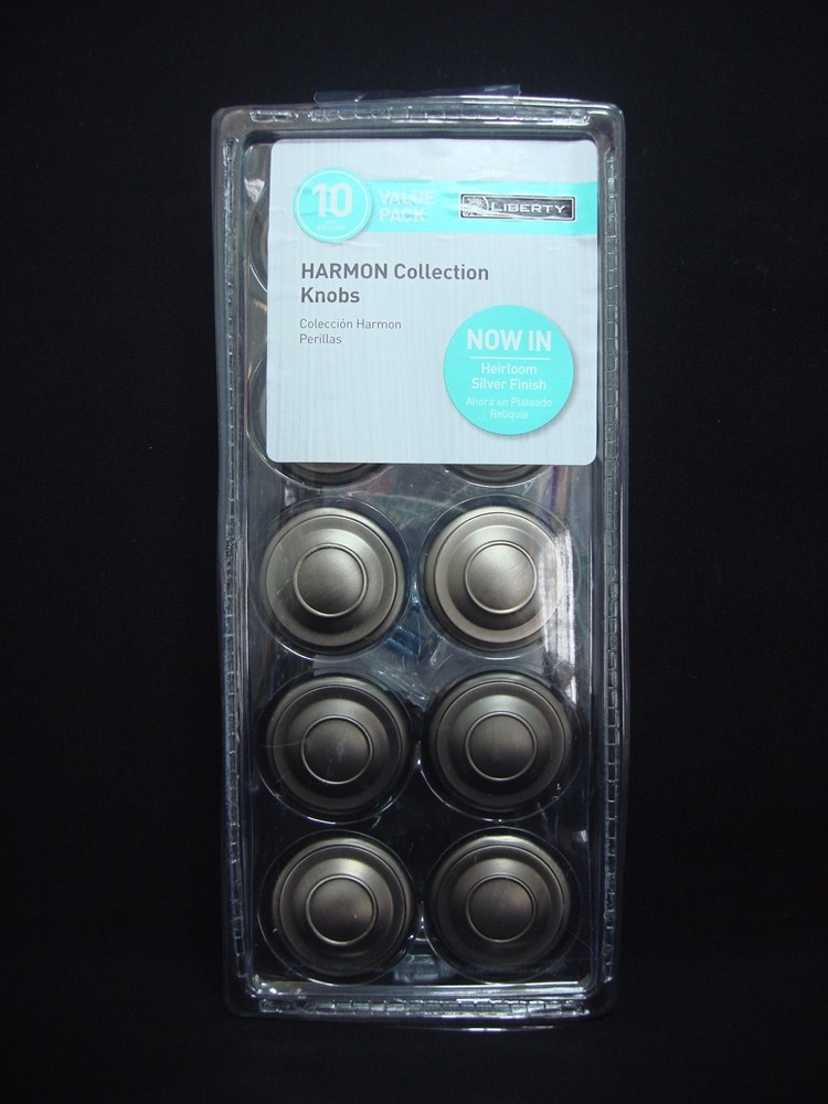 150 Liberty Harmon Collection 1 3/8" Knobs Heirloom Silver Finish Knob